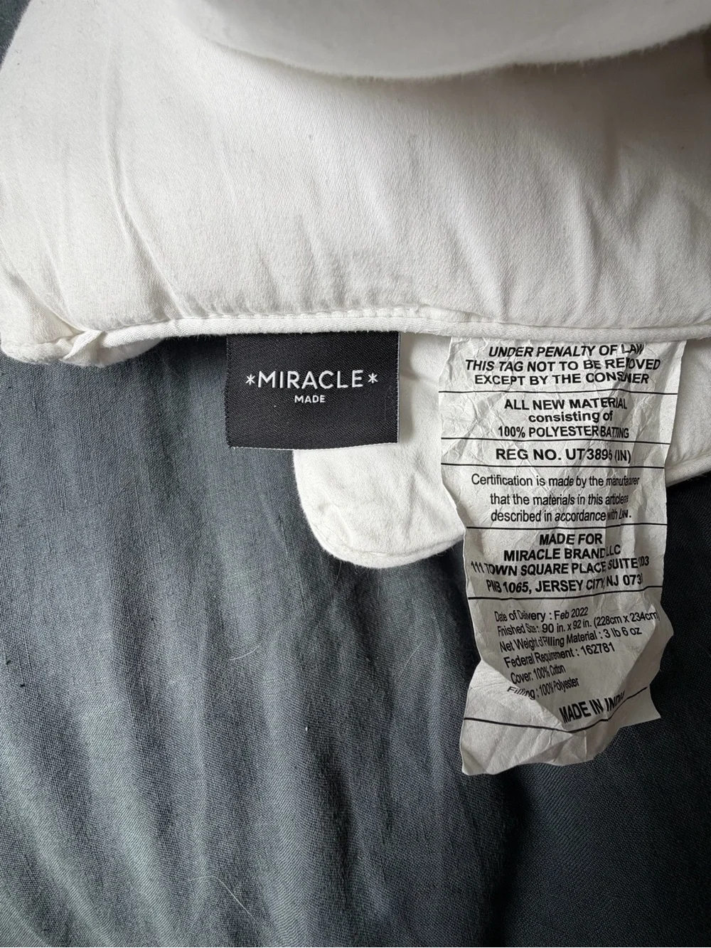 White All-Season Down Alternative Comforter